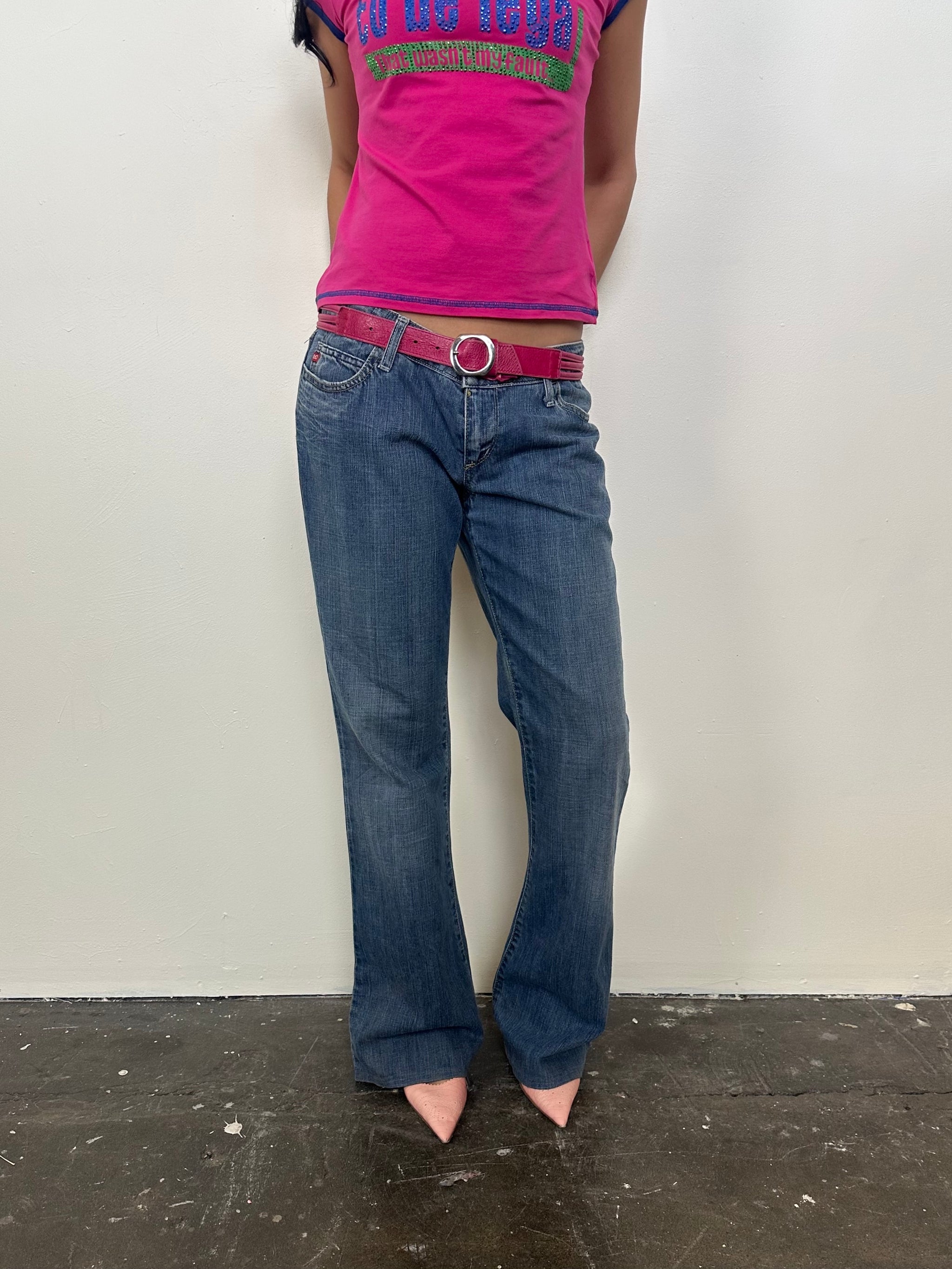 Miss Sixty Low-rise Mid wash Jeans - Size M