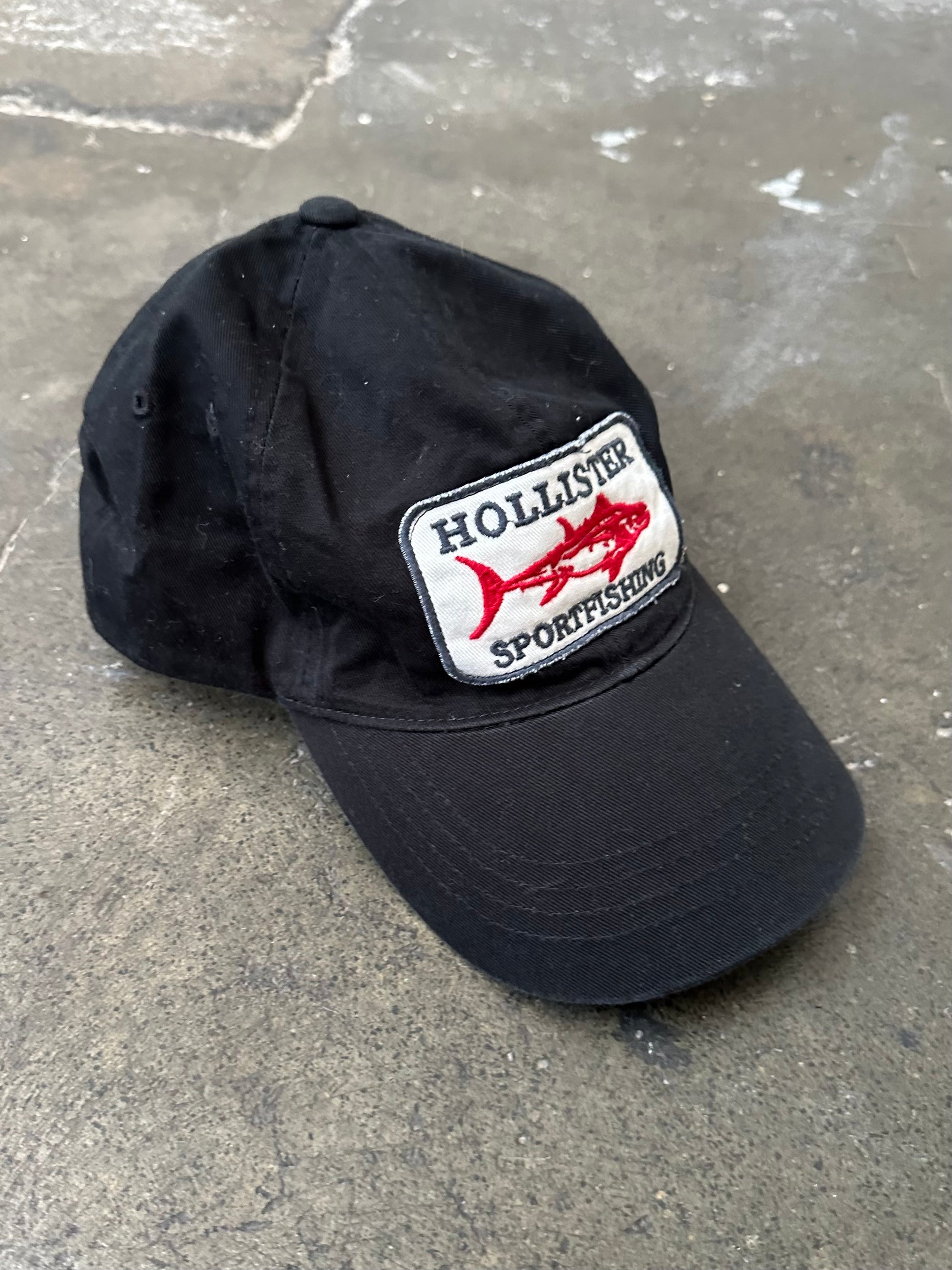 Holister Black Patch Detail Cap