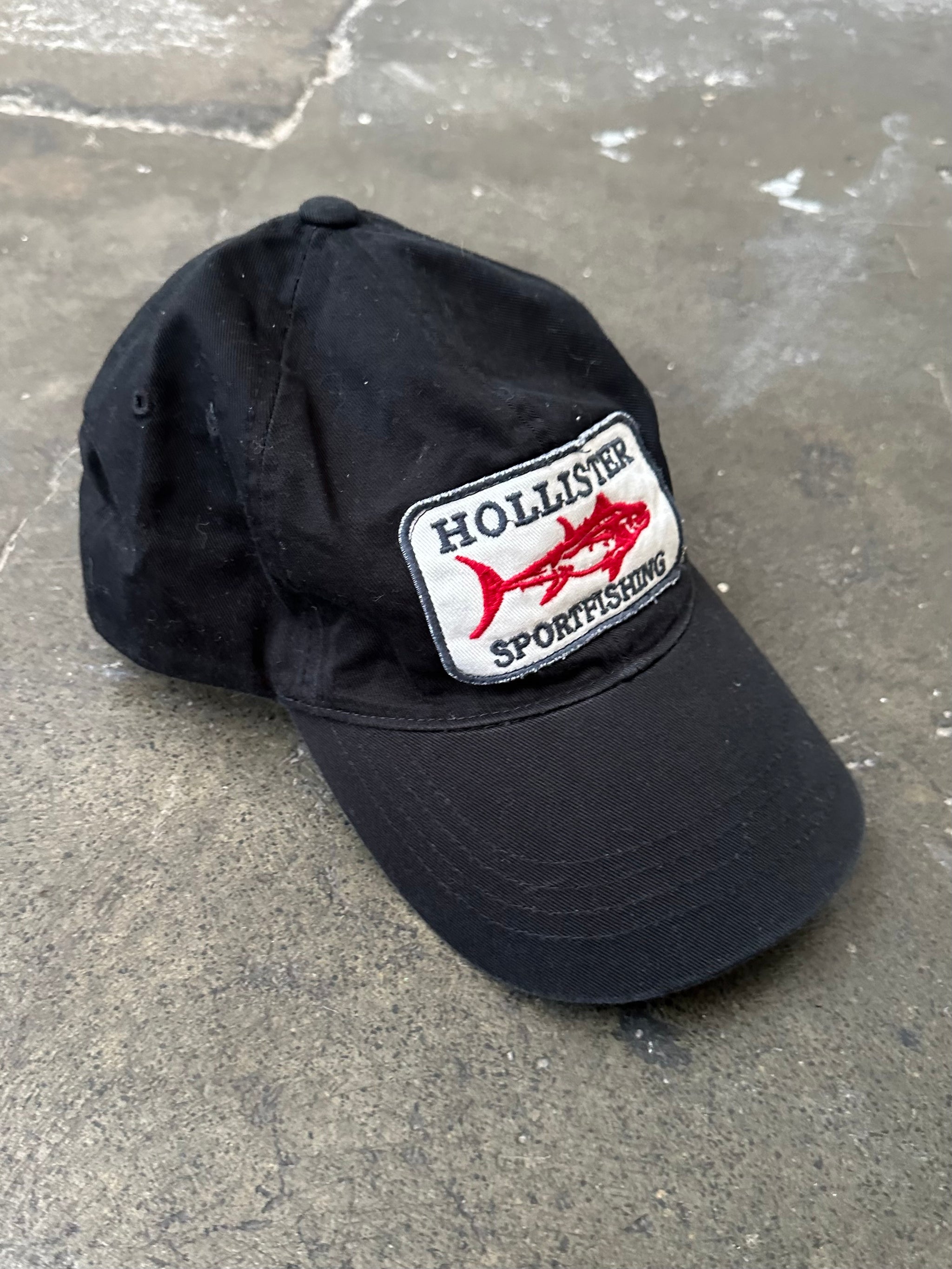 Holister Black Patch Detail Cap