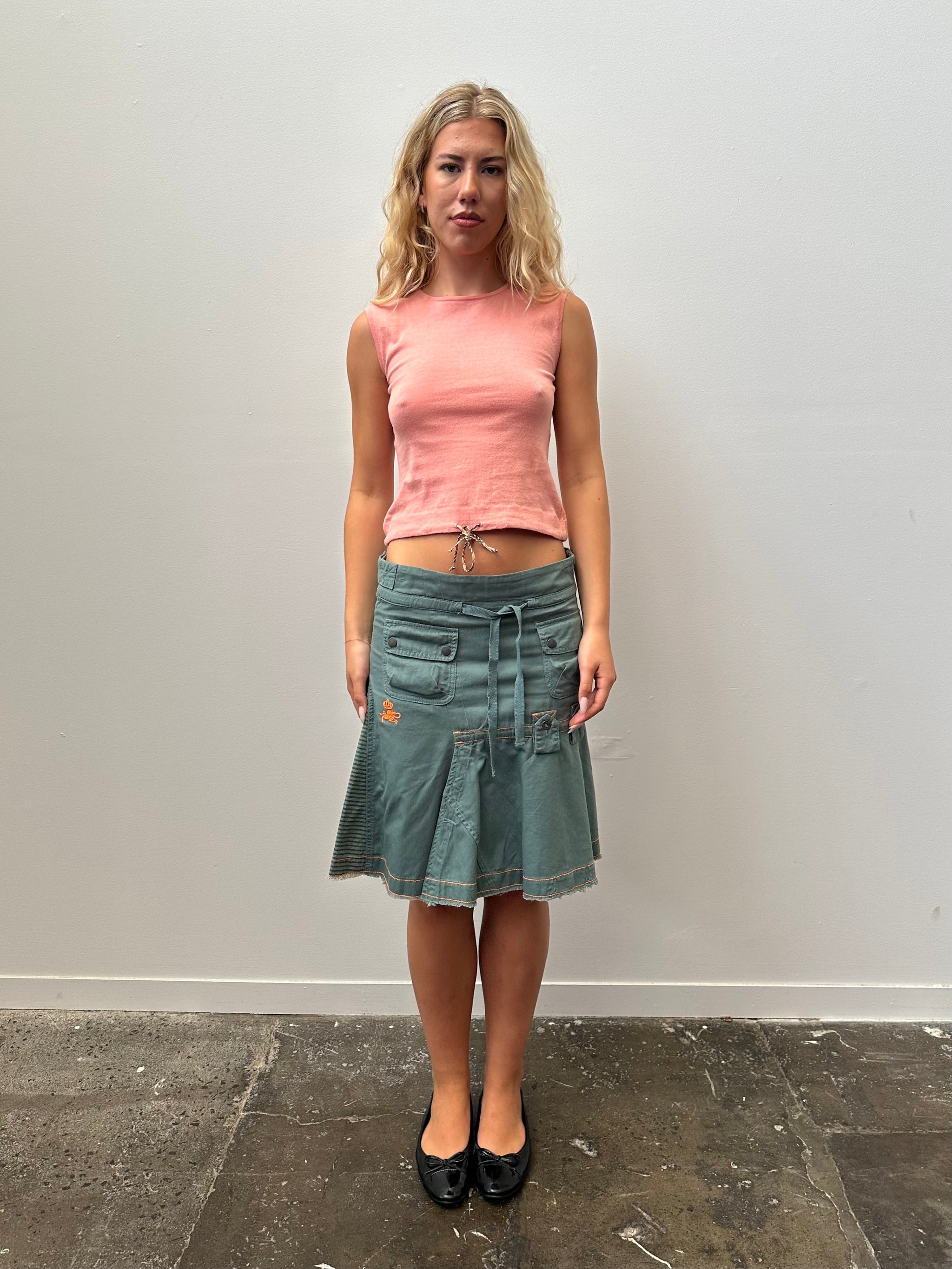 Burberry Peach Knitted Tank - Size M