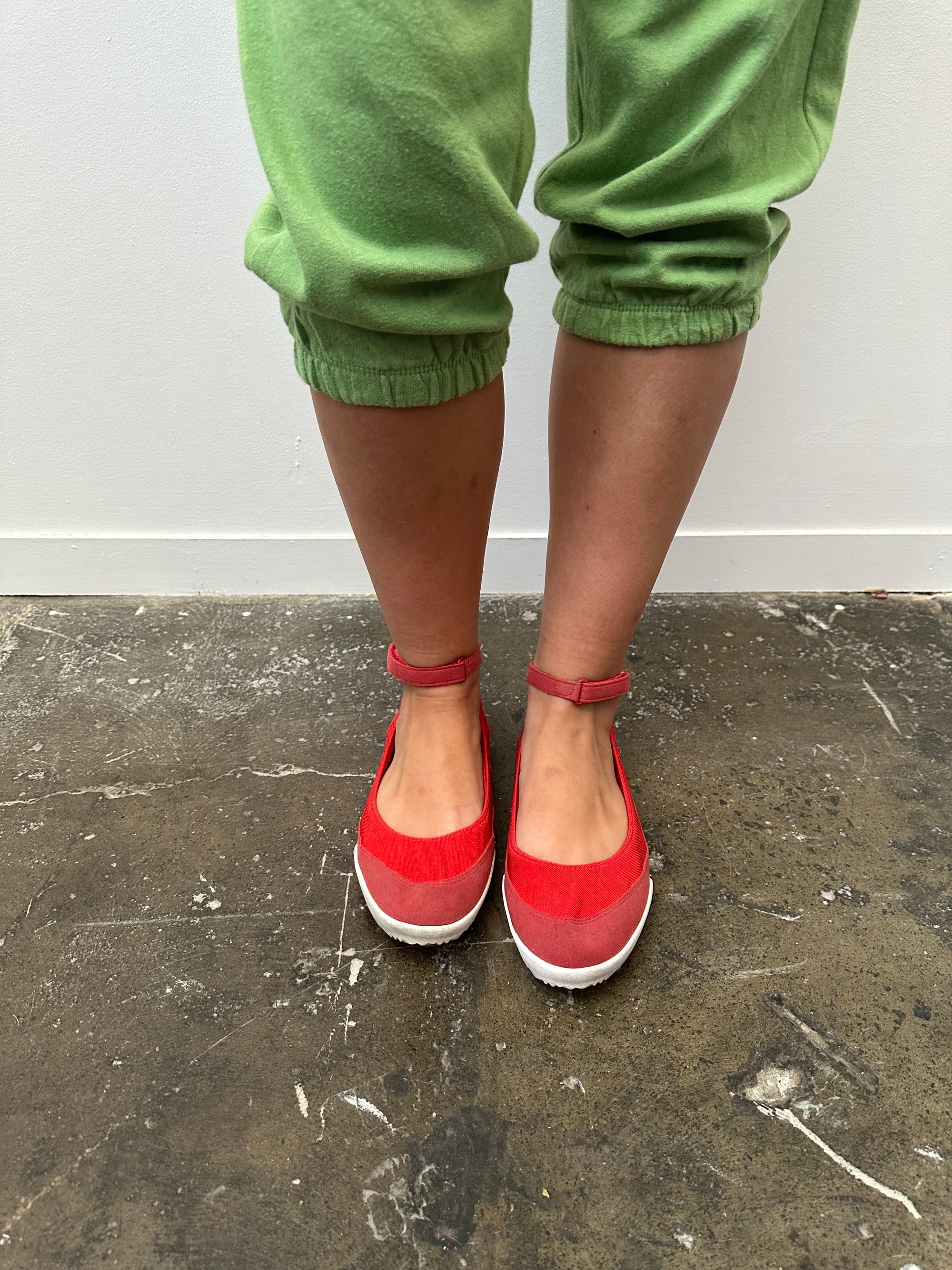 Red Nike Ankle Strap Pumps - Size 11