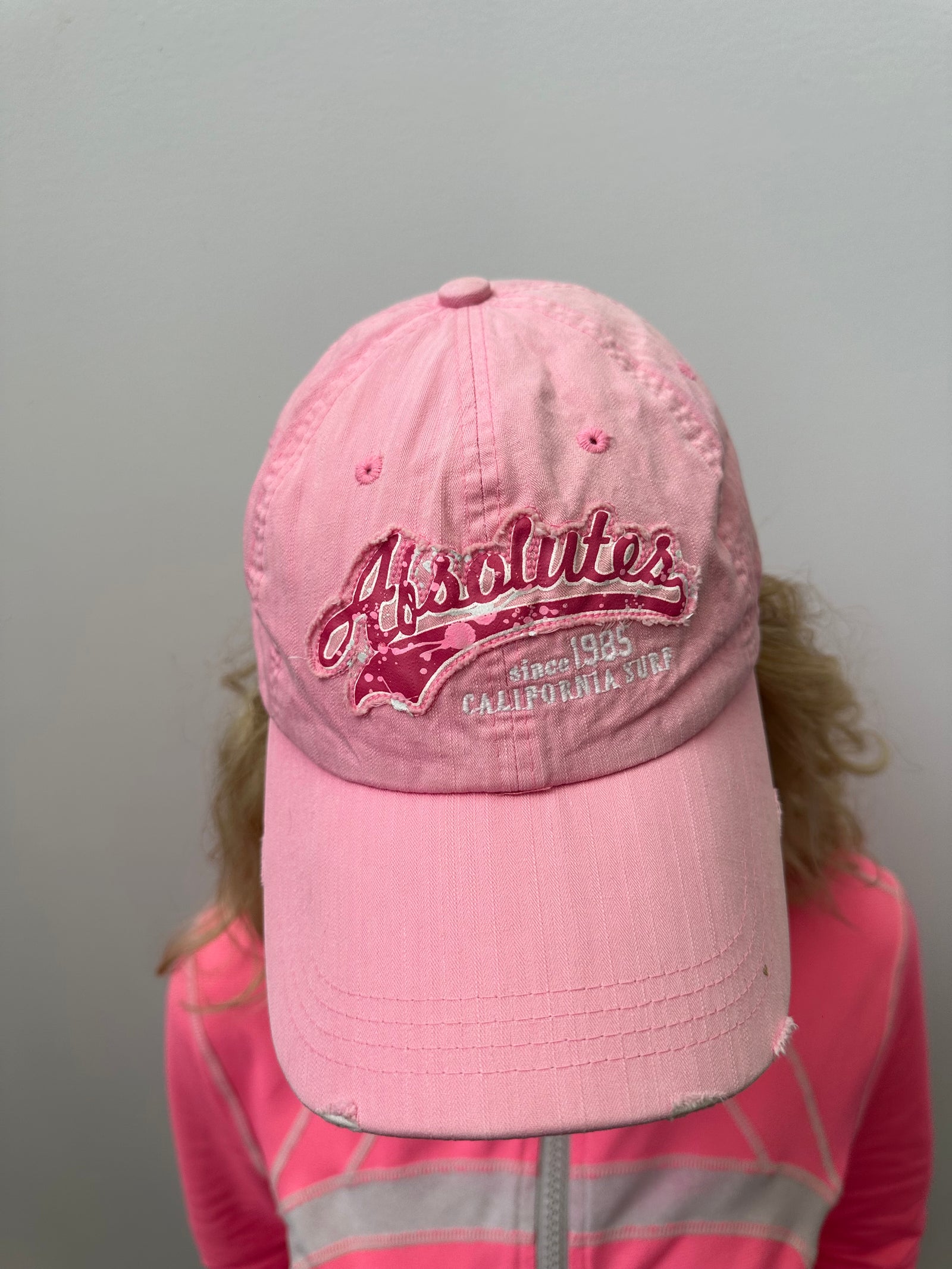 Pink Y2K Graphic Cap