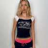 Abercrombie & Fitch Navy Graphic Tank - Size S