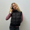 Phard Black Puffer Gilet Jacket - Size S/M