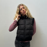 Phard Black Puffer Gilet Jacket - Size S/M