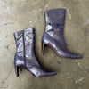 Deep Purple Faux Fur Lined Boots - Size 8