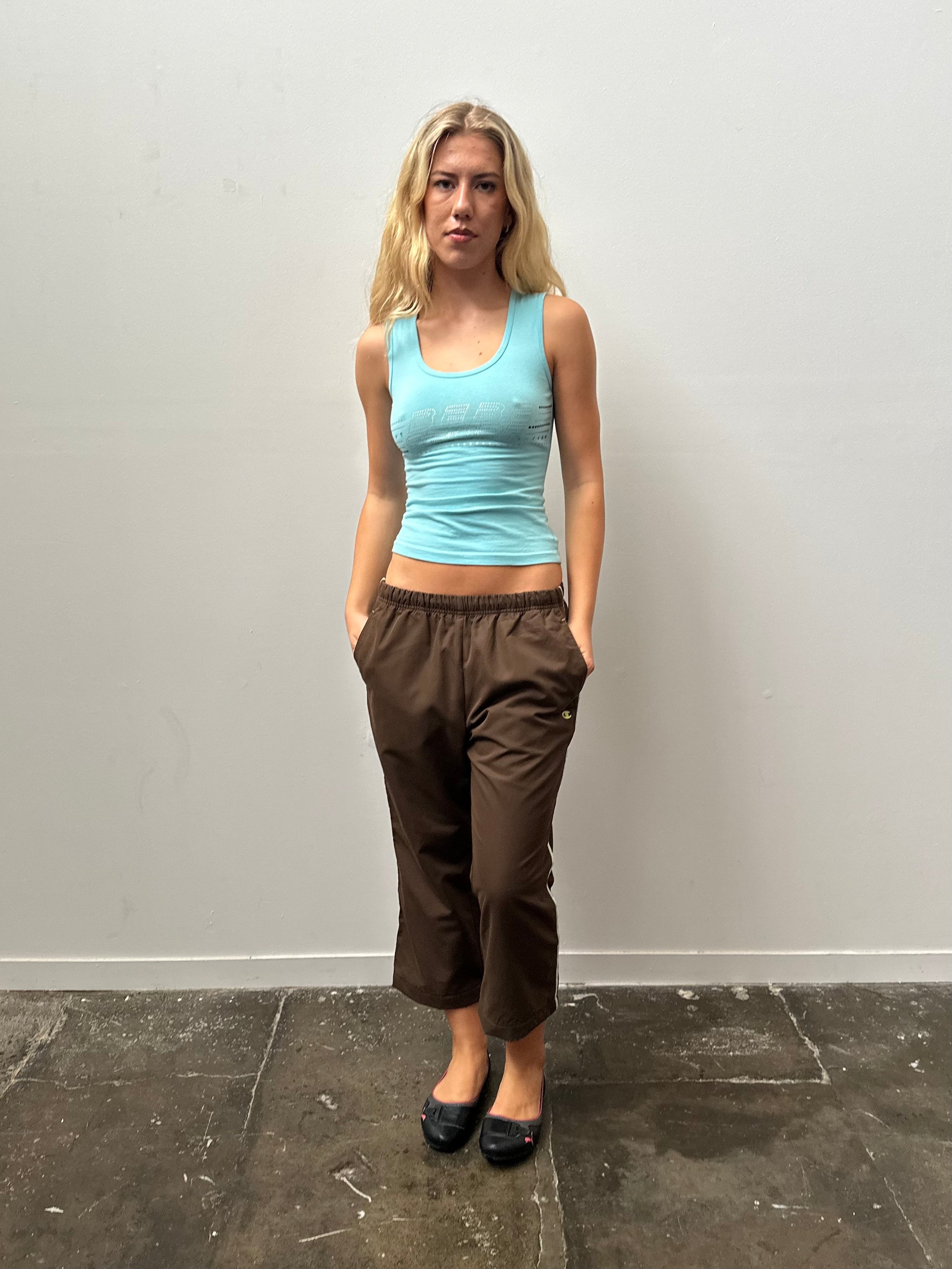 Bebe Aqua Graphic Tank Top - Size S