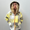 Lululemon Yellow Check Scuba Hoodie - Size L