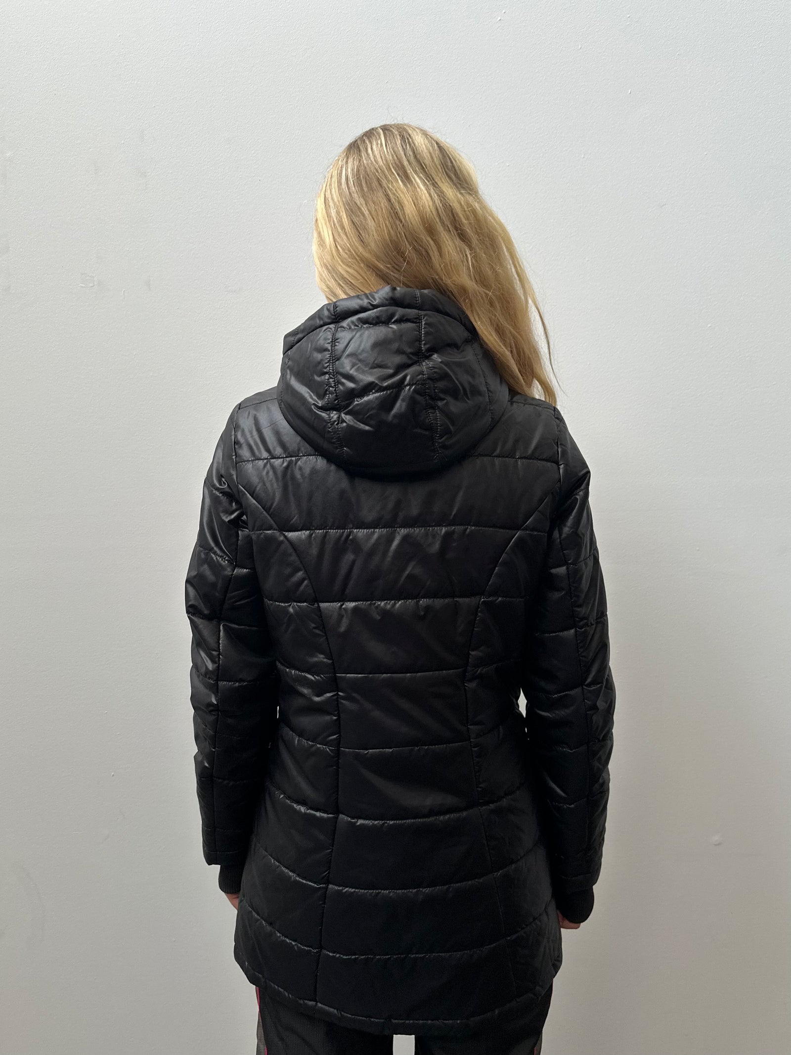 Puma Black Puffer Coat - Size S