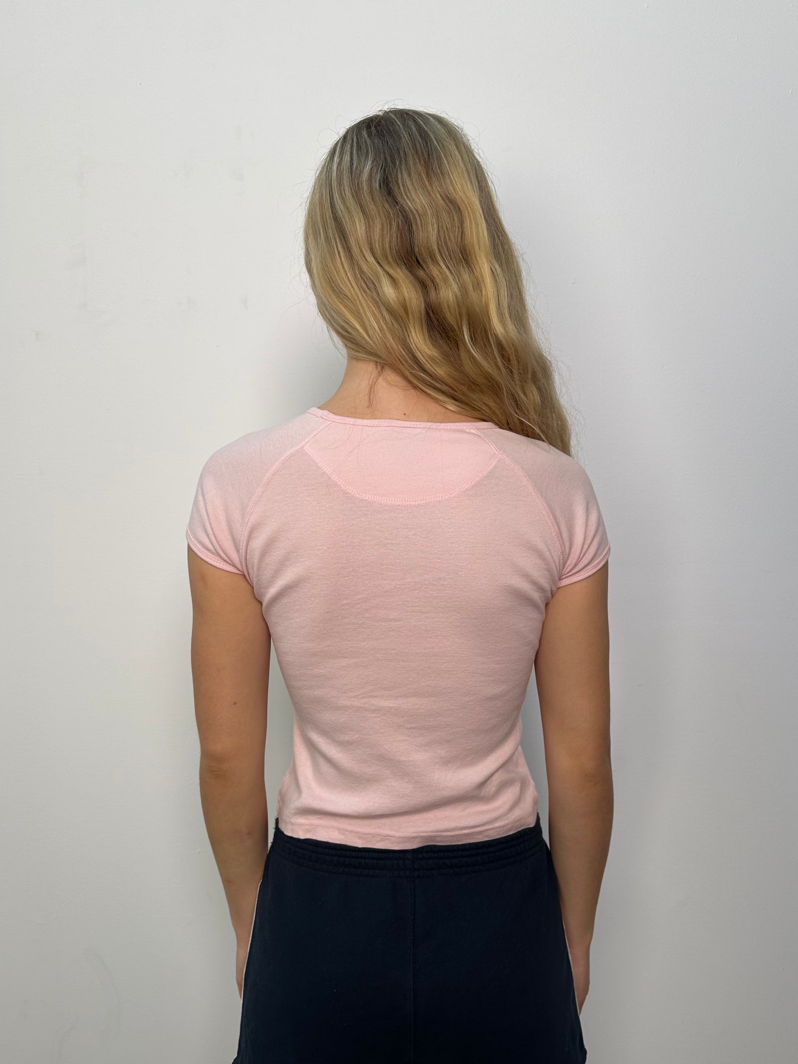 Abercrombie & Fitch Baby Pink T-Shirt - Size M