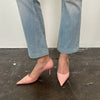 René Caovilla Baby Pink Kitten Heels - Size EU 39