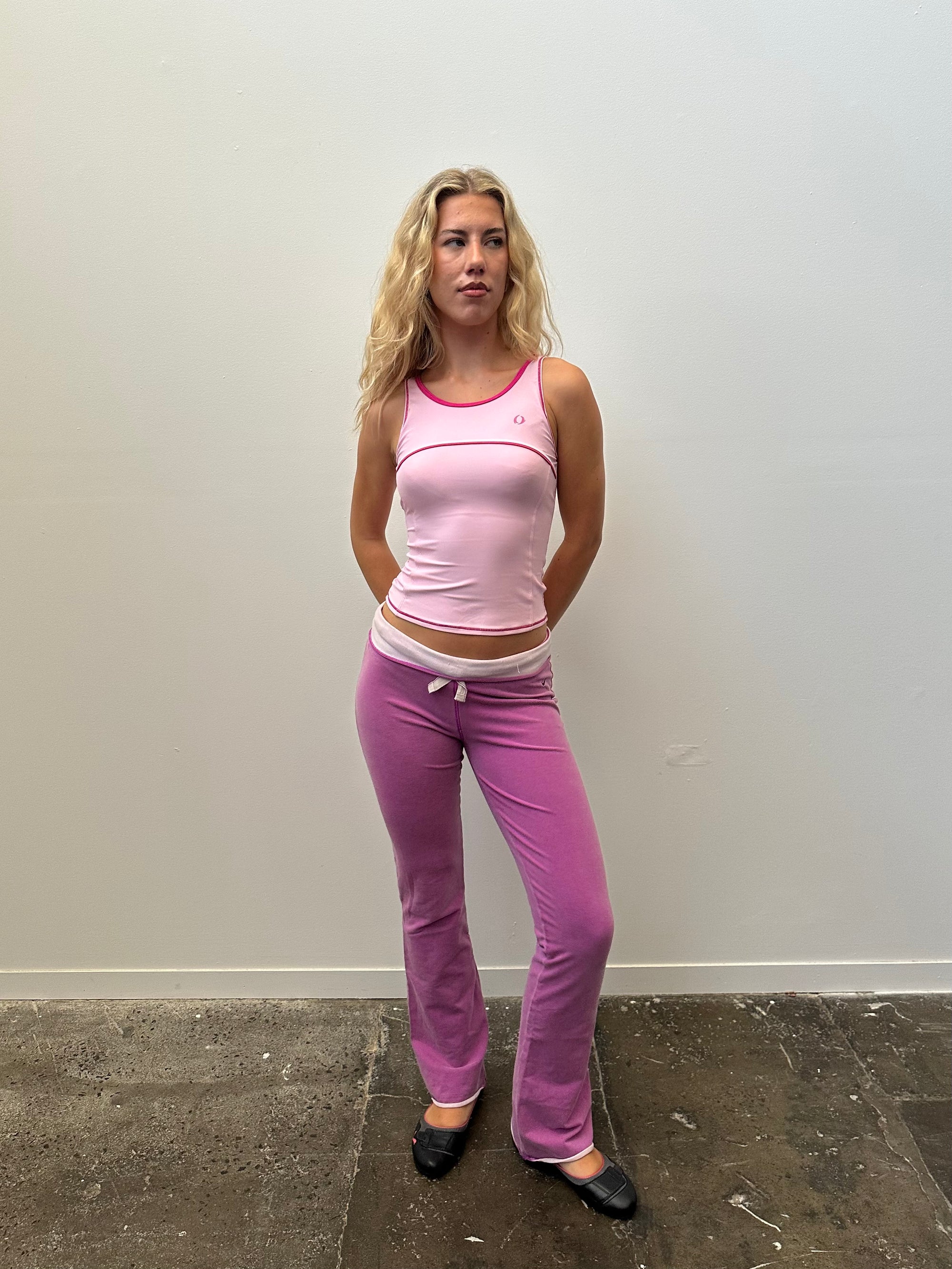 Baby Pink Sports Tank Top - Size S