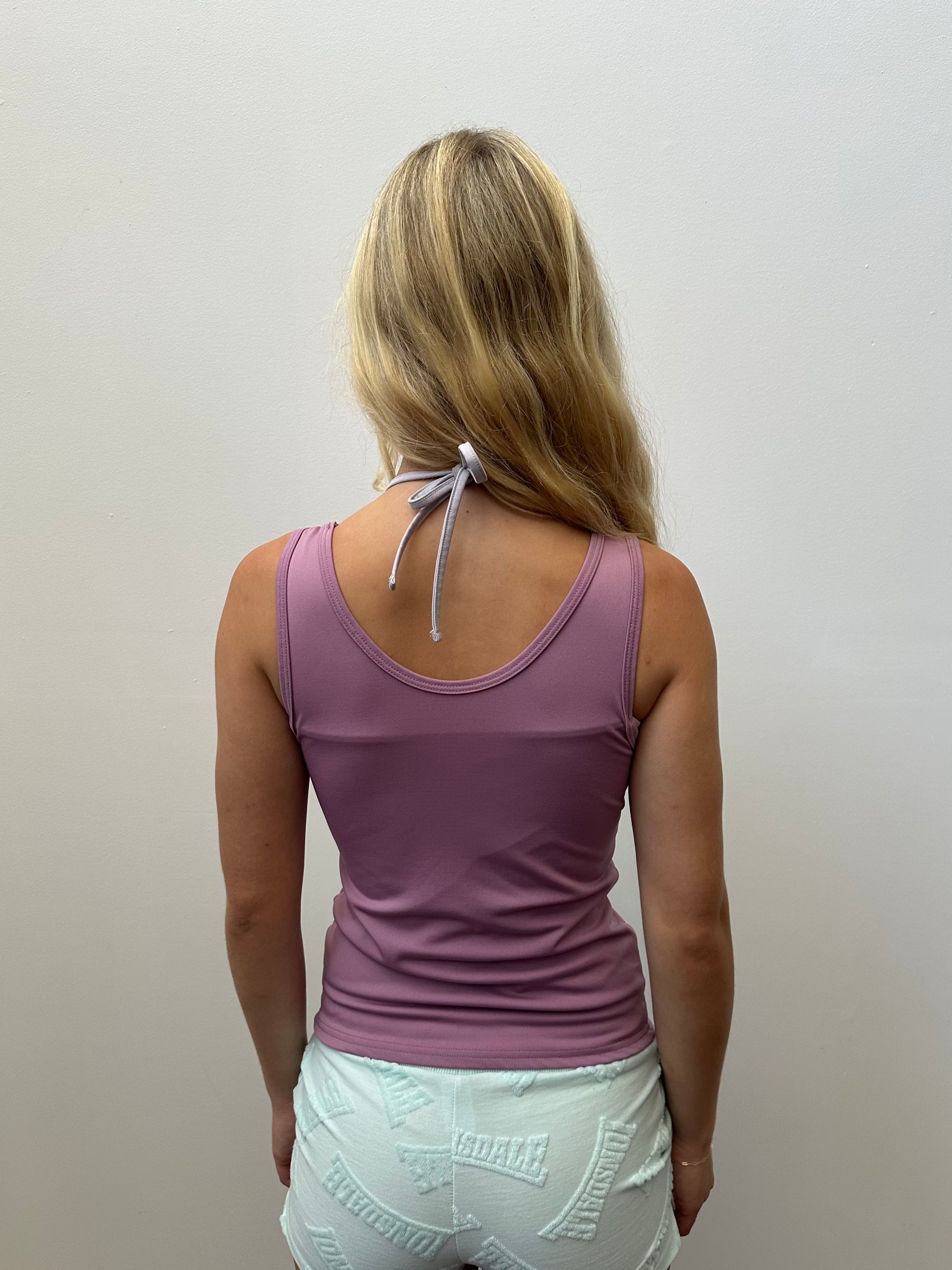 Purple Layered Sports Tank Top - Size M