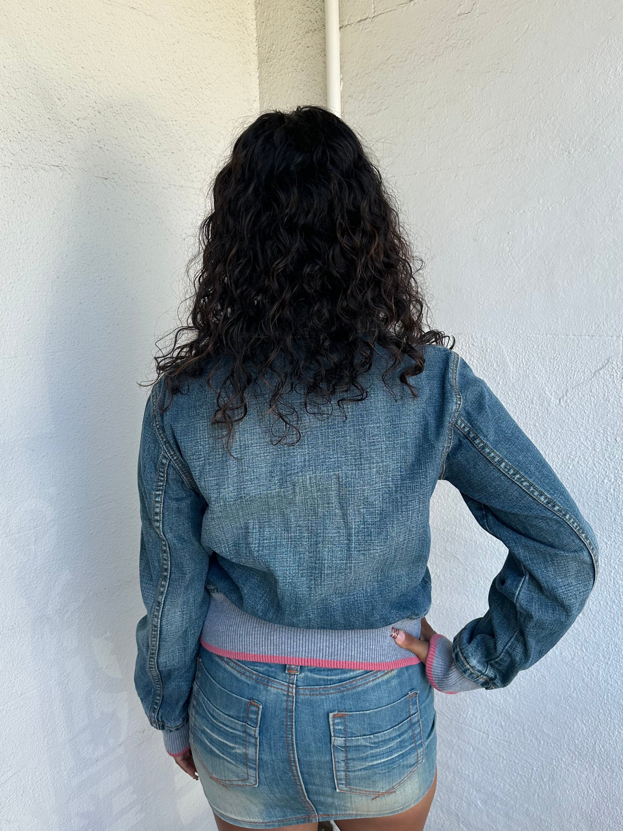 00s Yes Miss Denim Jacket - Size L