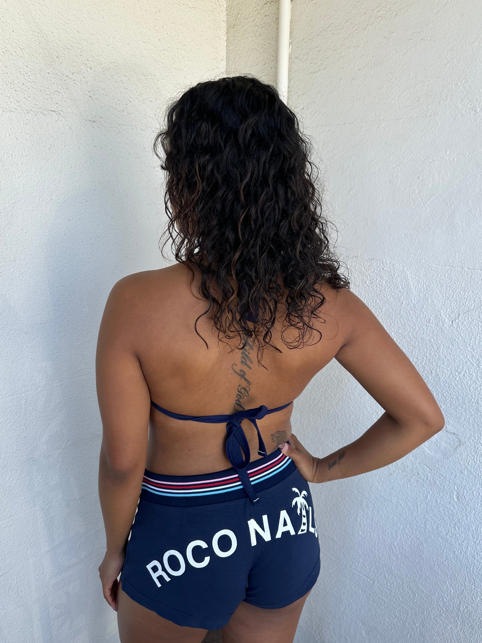 Y2K Roxy Spell Out Bikini Top - Size M