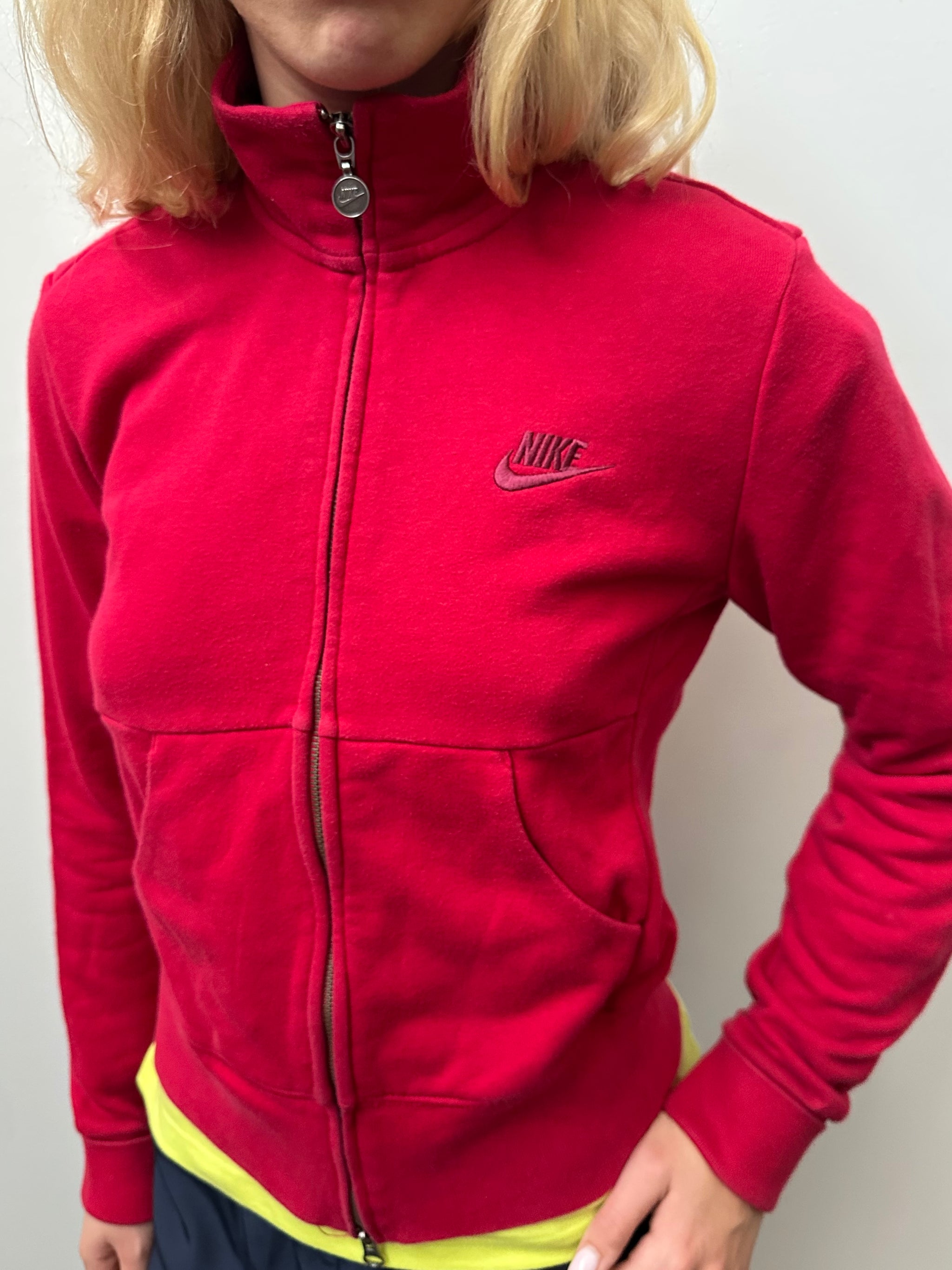Nike Red Zip Up Jacket - Size M