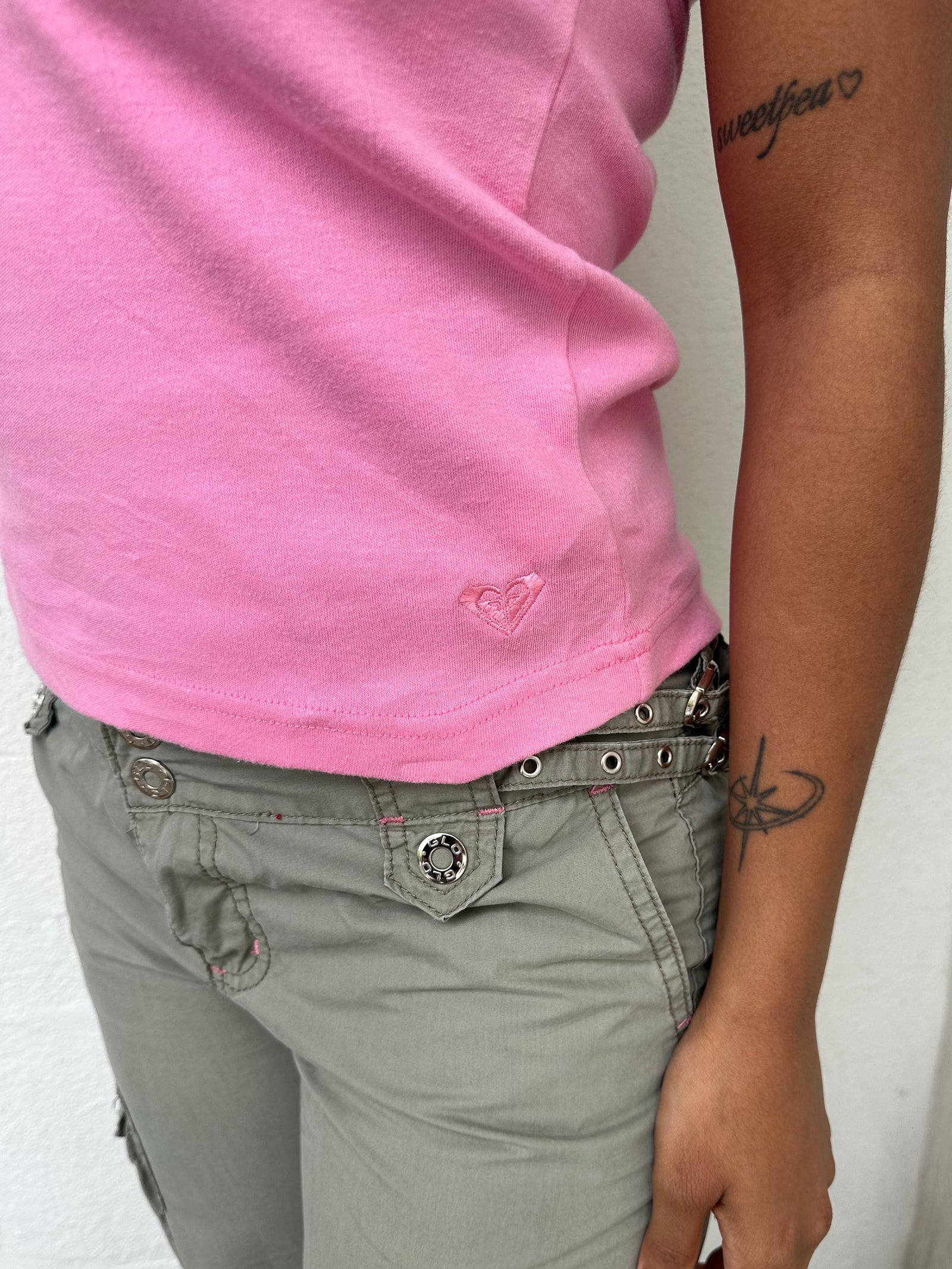 Roxy Pink Polkadot Halter Neck Top