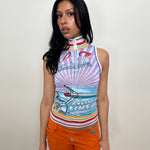 Rare Guess Speed Master Rainbow Top - Size S
