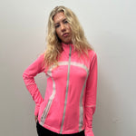 Lululemon Neon Pink Scuba Jacket - Size 12