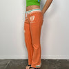 Converse Orange Flared Track Pants - Size M