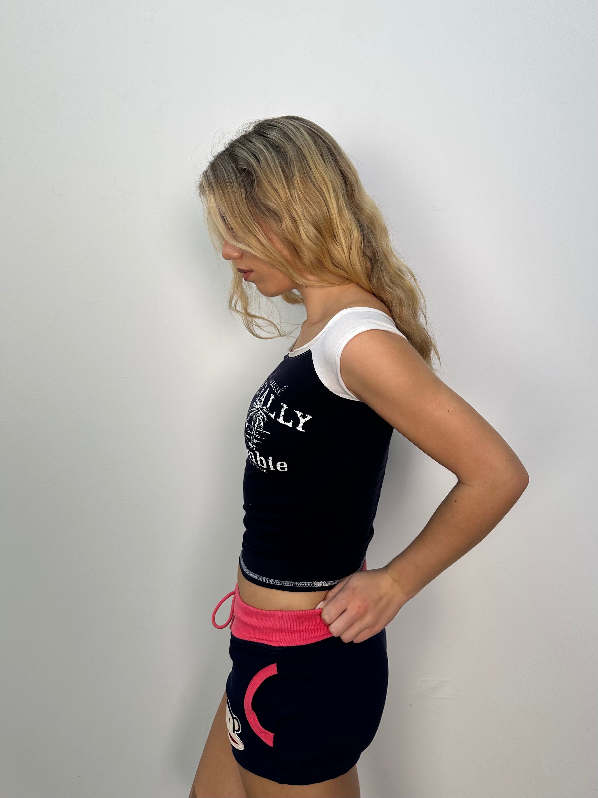 Abercrombie & Fitch Navy Graphic Tank - Size S