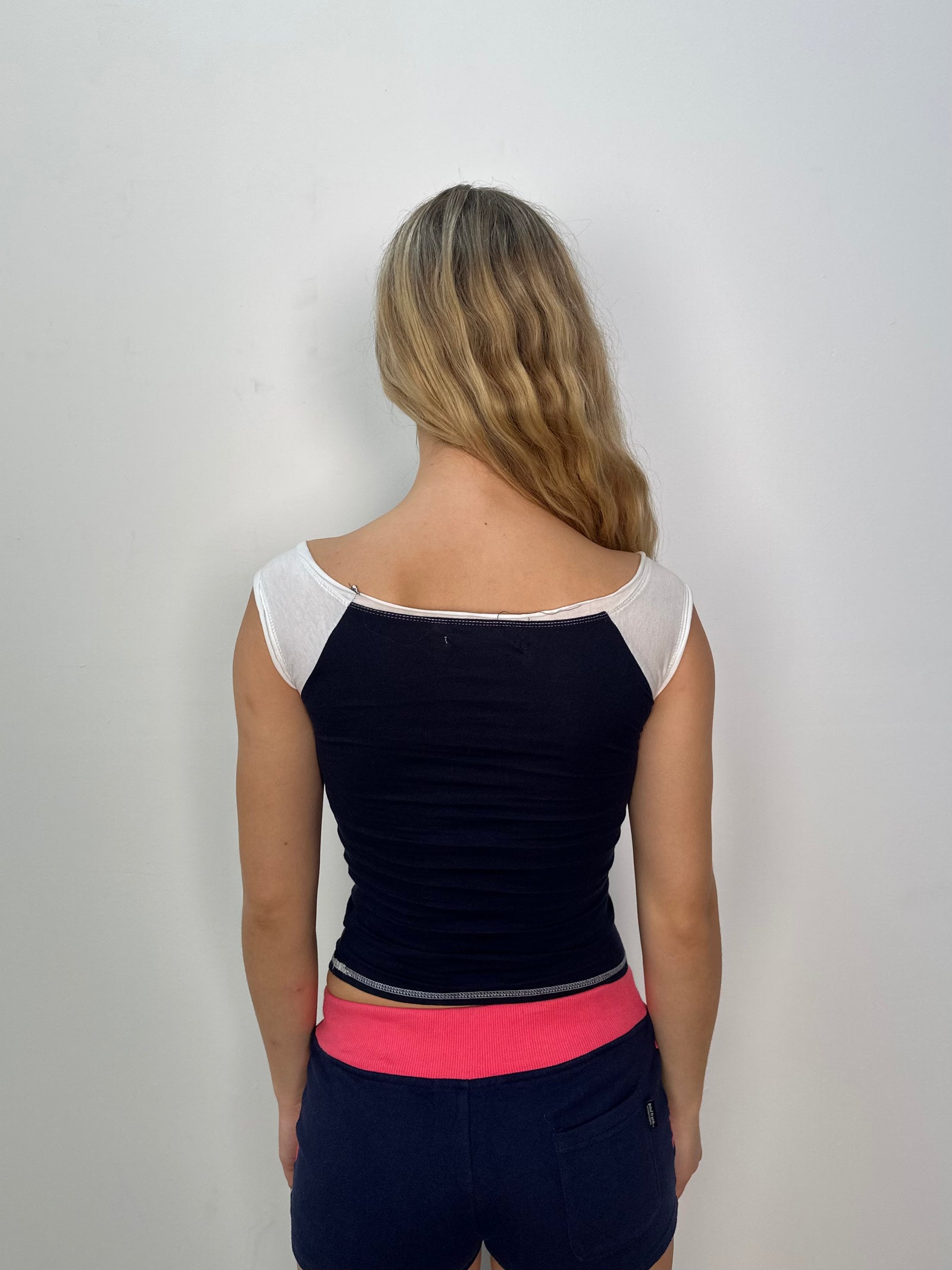 Abercrombie & Fitch Navy Graphic Tank - Size S