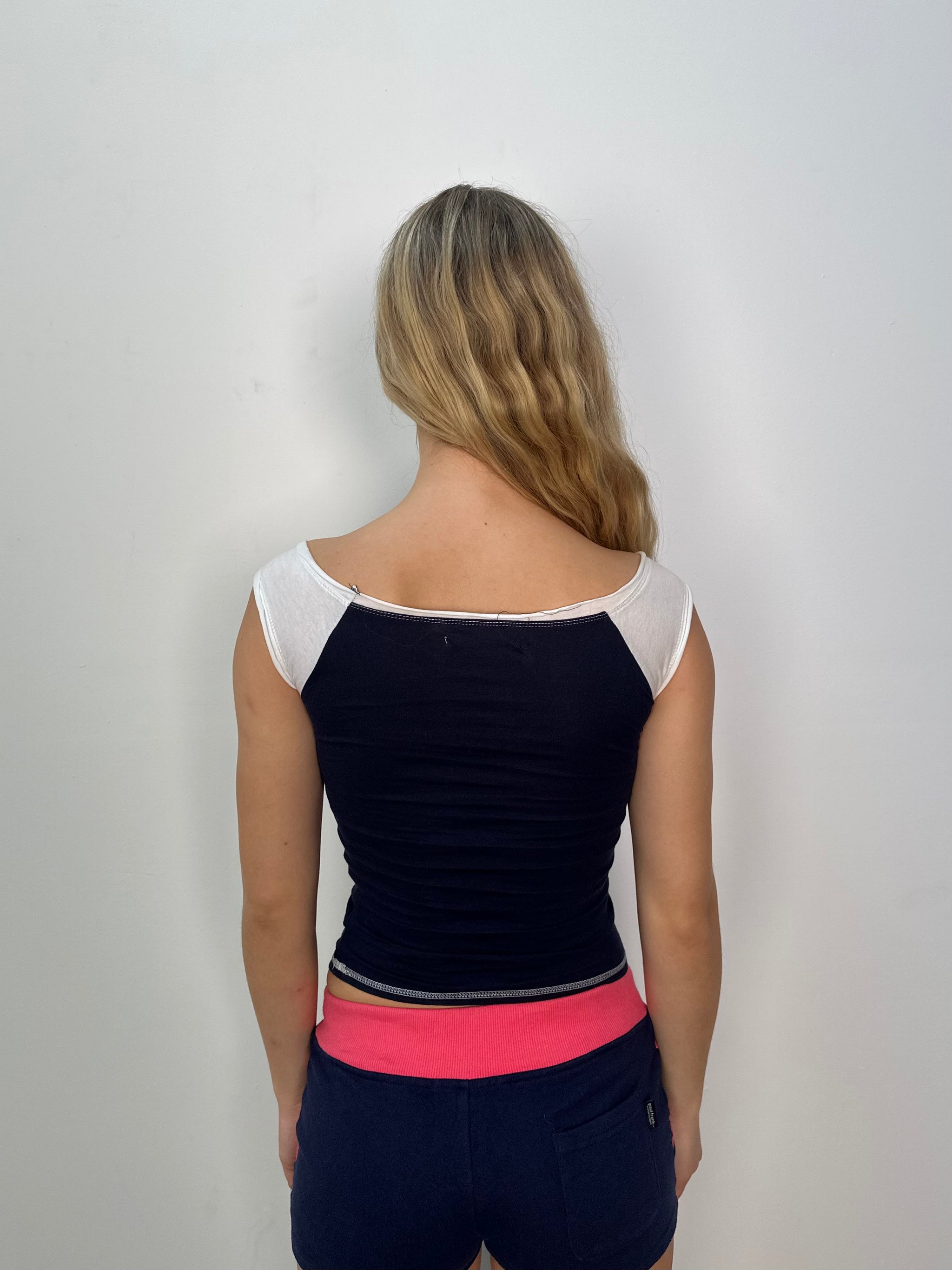 Abercrombie & Fitch Navy Graphic Tank - Size S