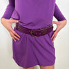 Chunky Purple & Gold Belt