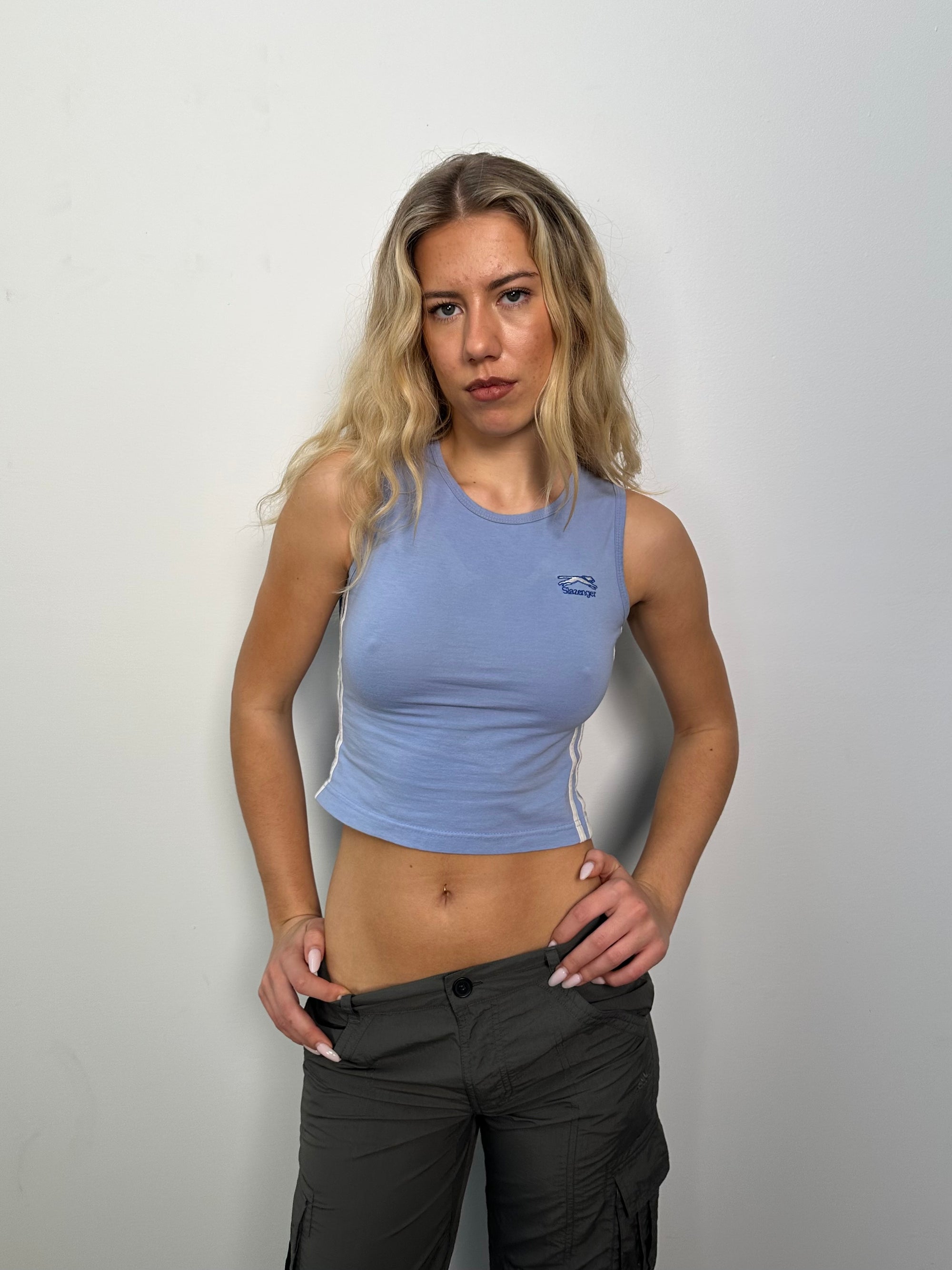 Slazenger Baby Blue Tank Top - Size S