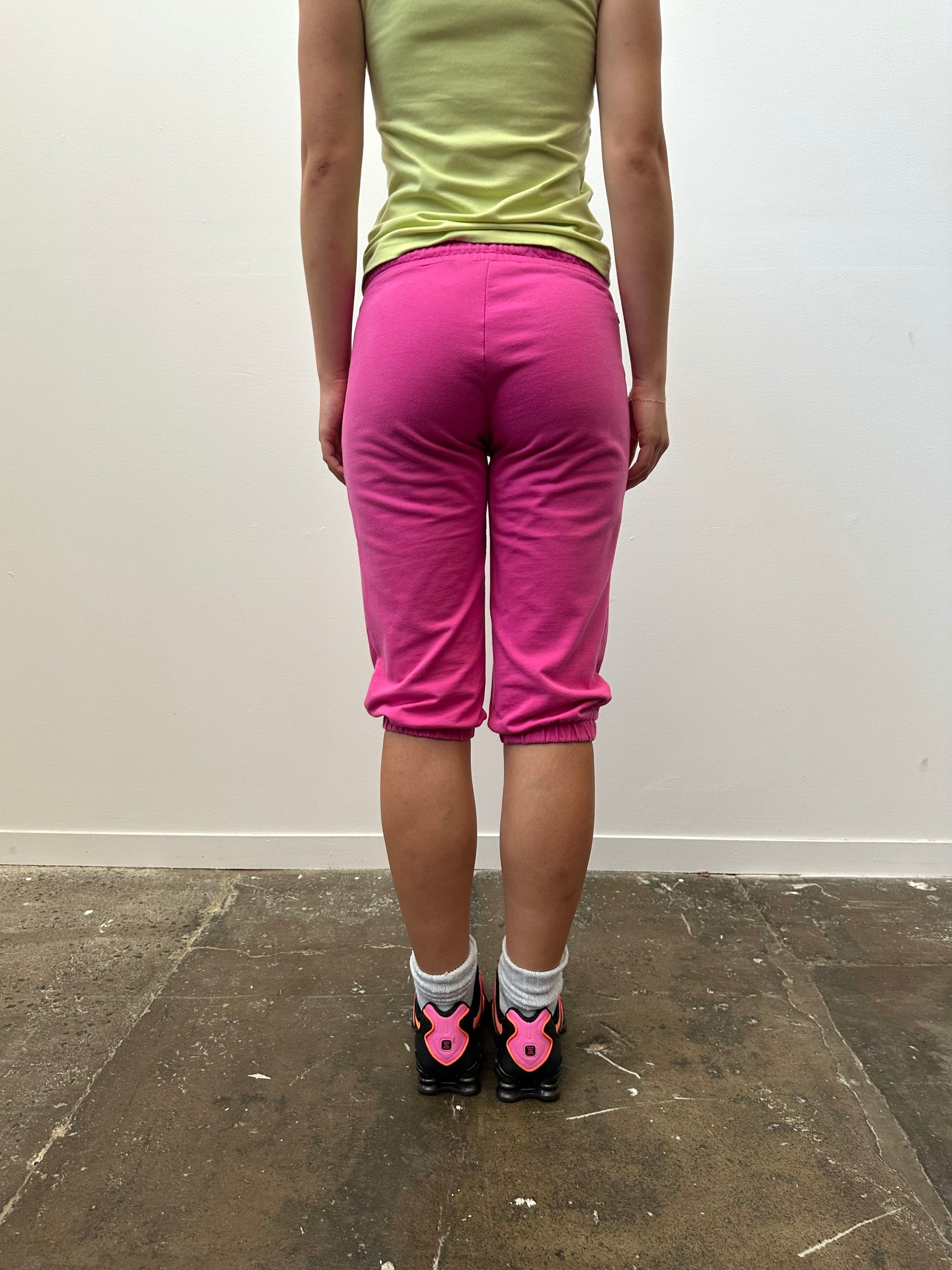 Hot Pink Puma Capri Joggers - Size 10