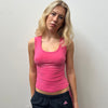 Bebe Pink Graphic Tank Top - Size S