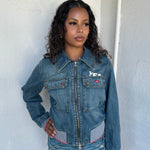 00s Yes Miss Denim Jacket - Size L