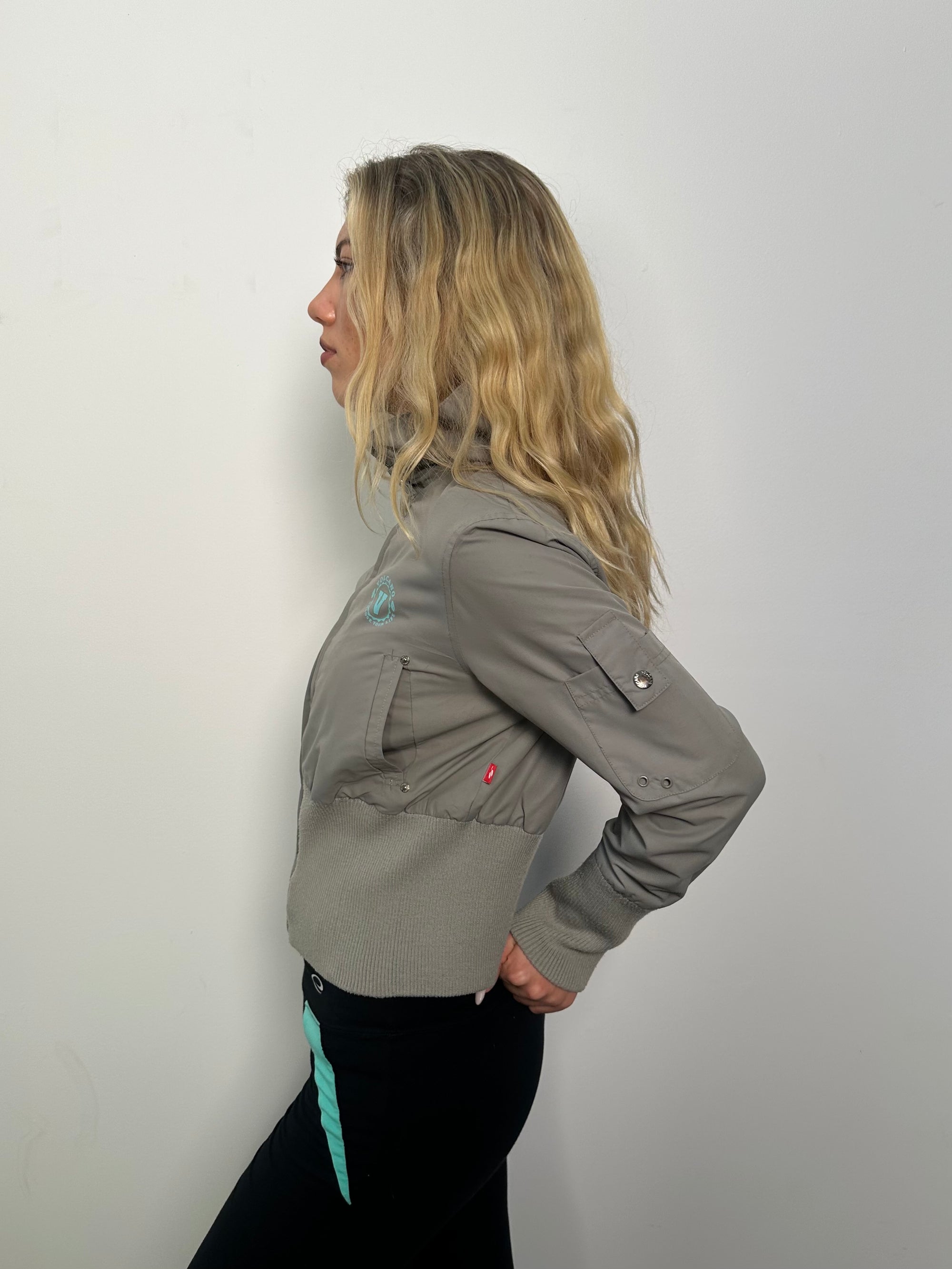 Volcano Grey Windbreaker Jacket - Size S
