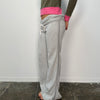 Holister Grey Foldover Track Pants - Size L