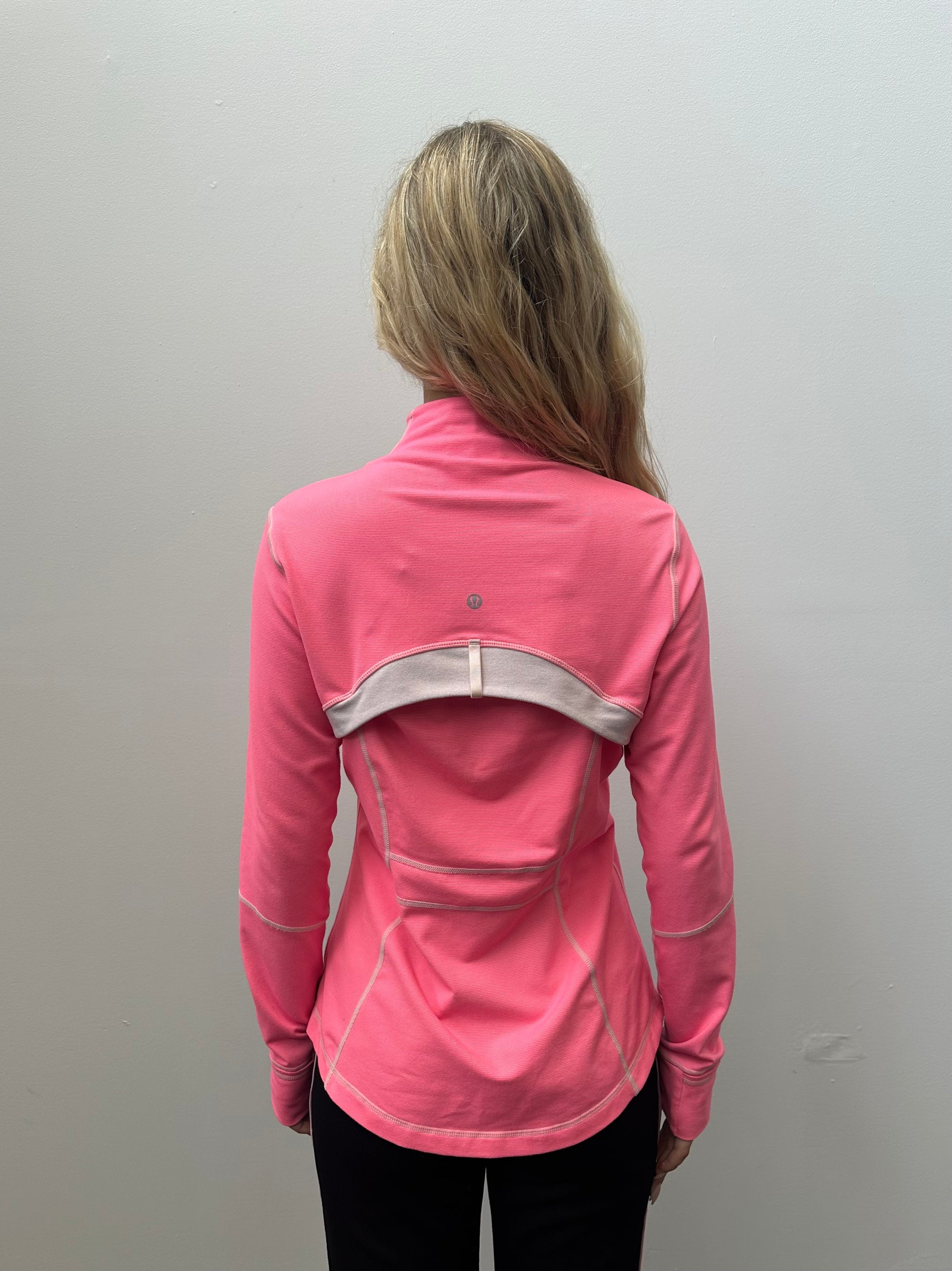 Lululemon Neon Pink Scuba Jacket - Size 12