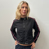 Black & Pink Star Windbreaker Jacket - Size S