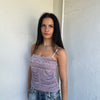 Lilac Ruched Cami Top - Size S