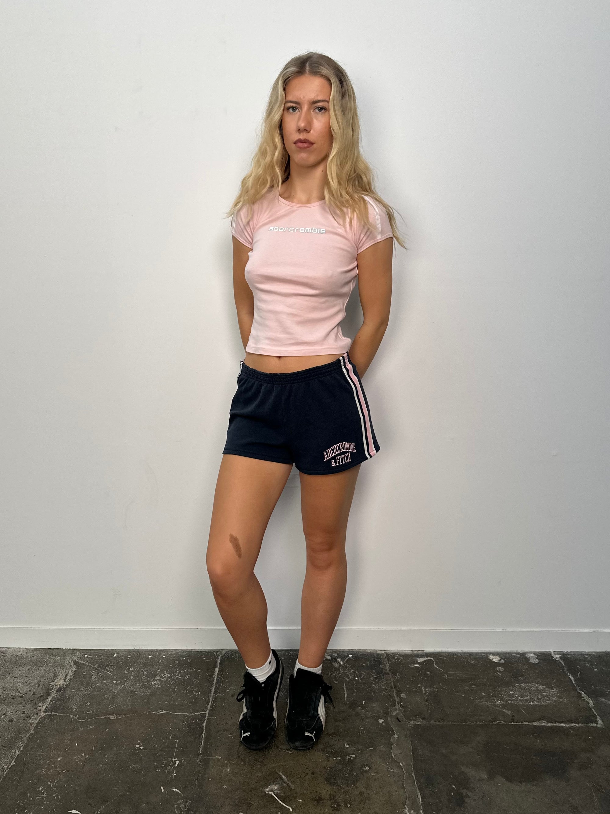 Abercrombie & Fitch Baby Pink T-Shirt - Size M