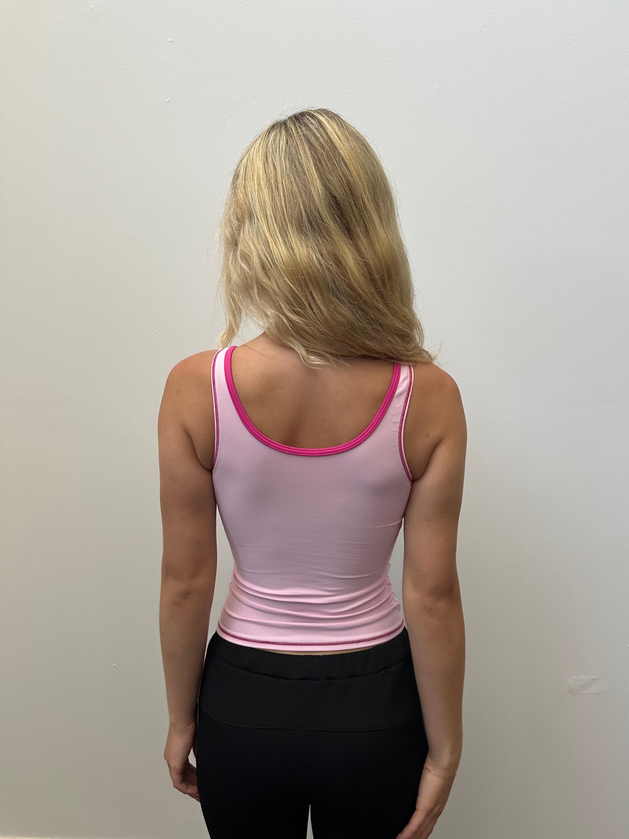 Baby Pink Sports Tank Top - Size S
