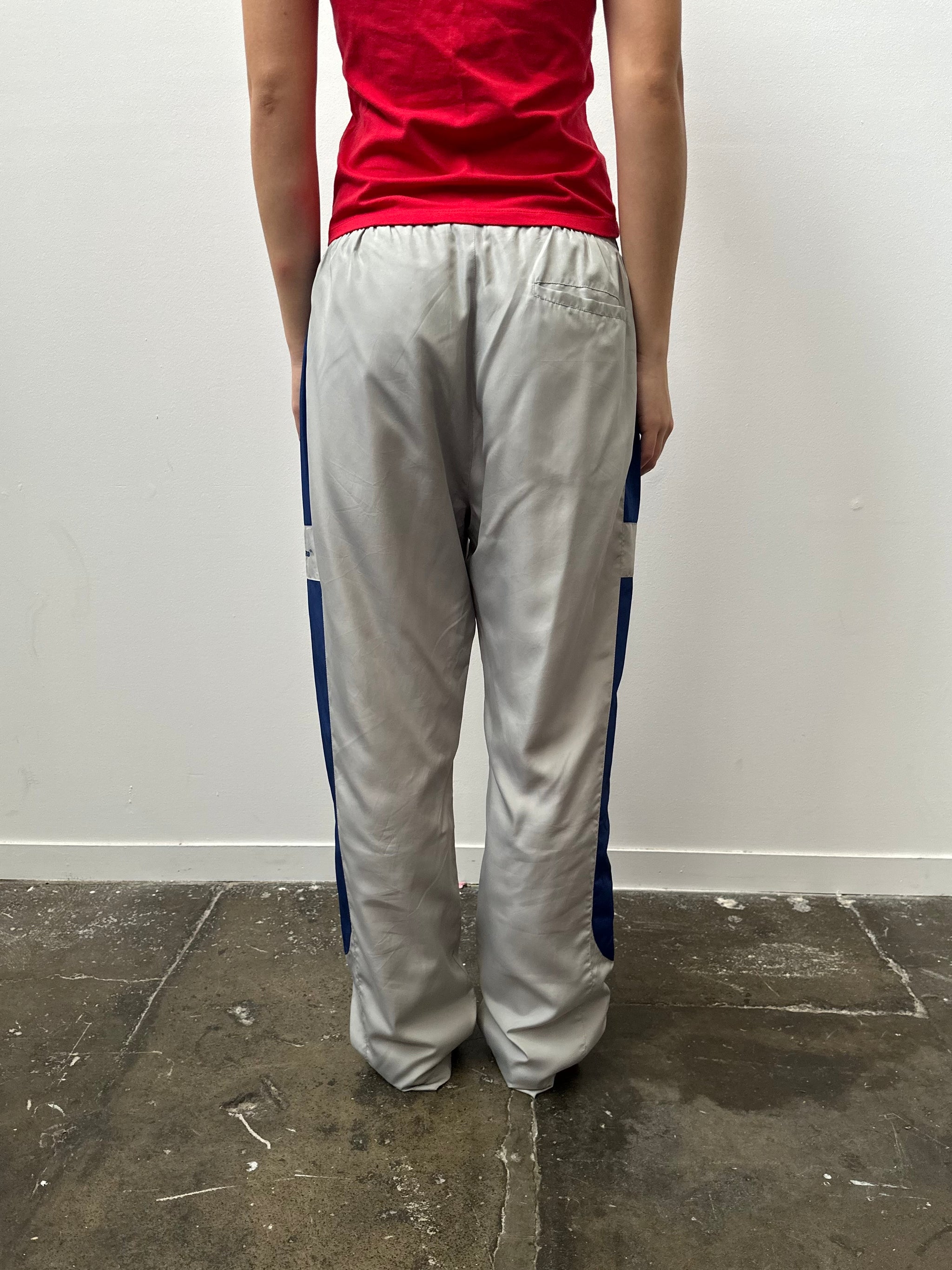 New Balance Grey & Navy Track Pants - Size L