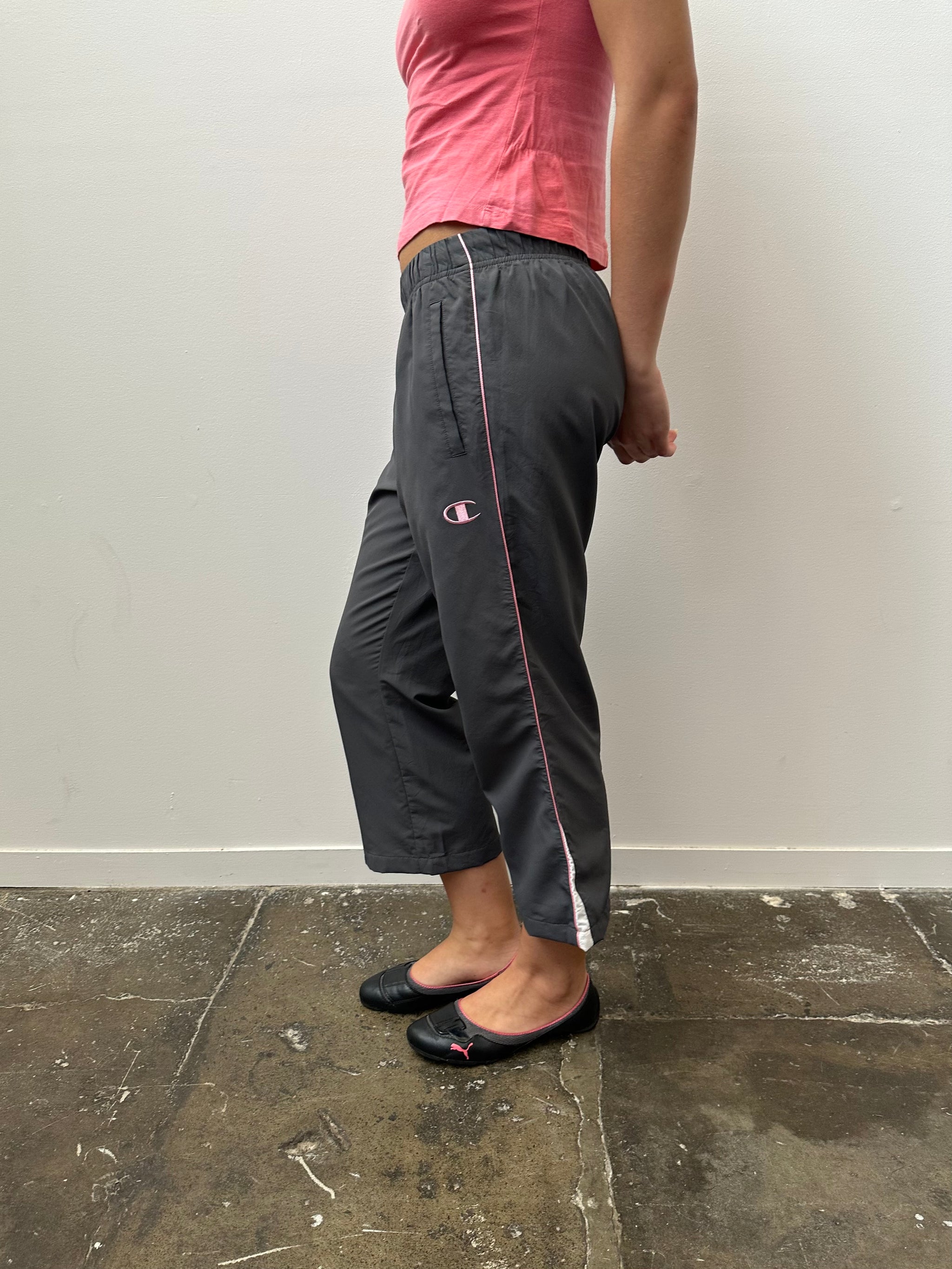 Champion Grey & Pink Capri Pants - Size M