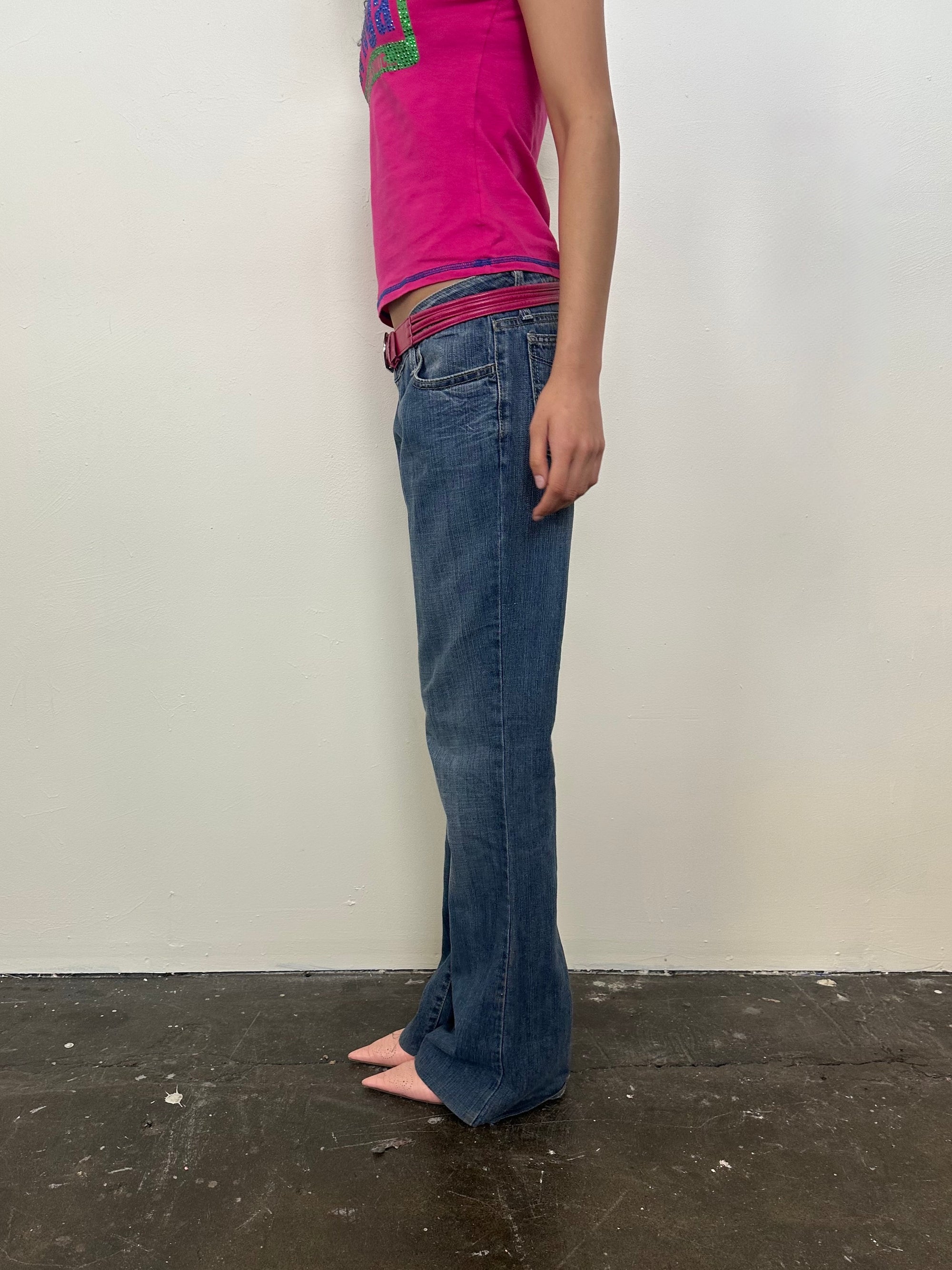Miss Sixty Low-rise Mid wash Jeans - Size M