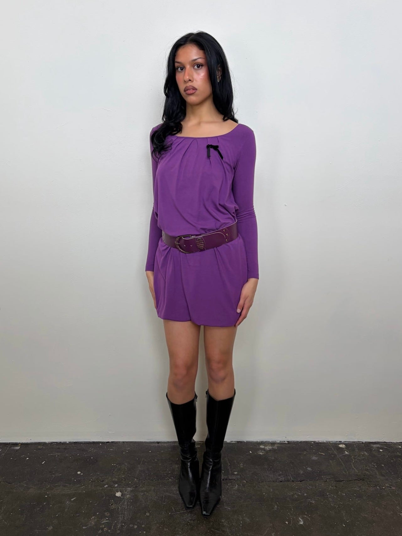 Fiorucci Pin Up Collection Purple Bubble Dress - Size S