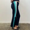Speedo Turquoise & Navy Side Stripe Pants - Size 8
