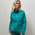 Turquoise Esprit Cargo Jacket - Size M