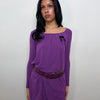 Fiorucci Pin Up Collection Purple Bubble Dress - Size S