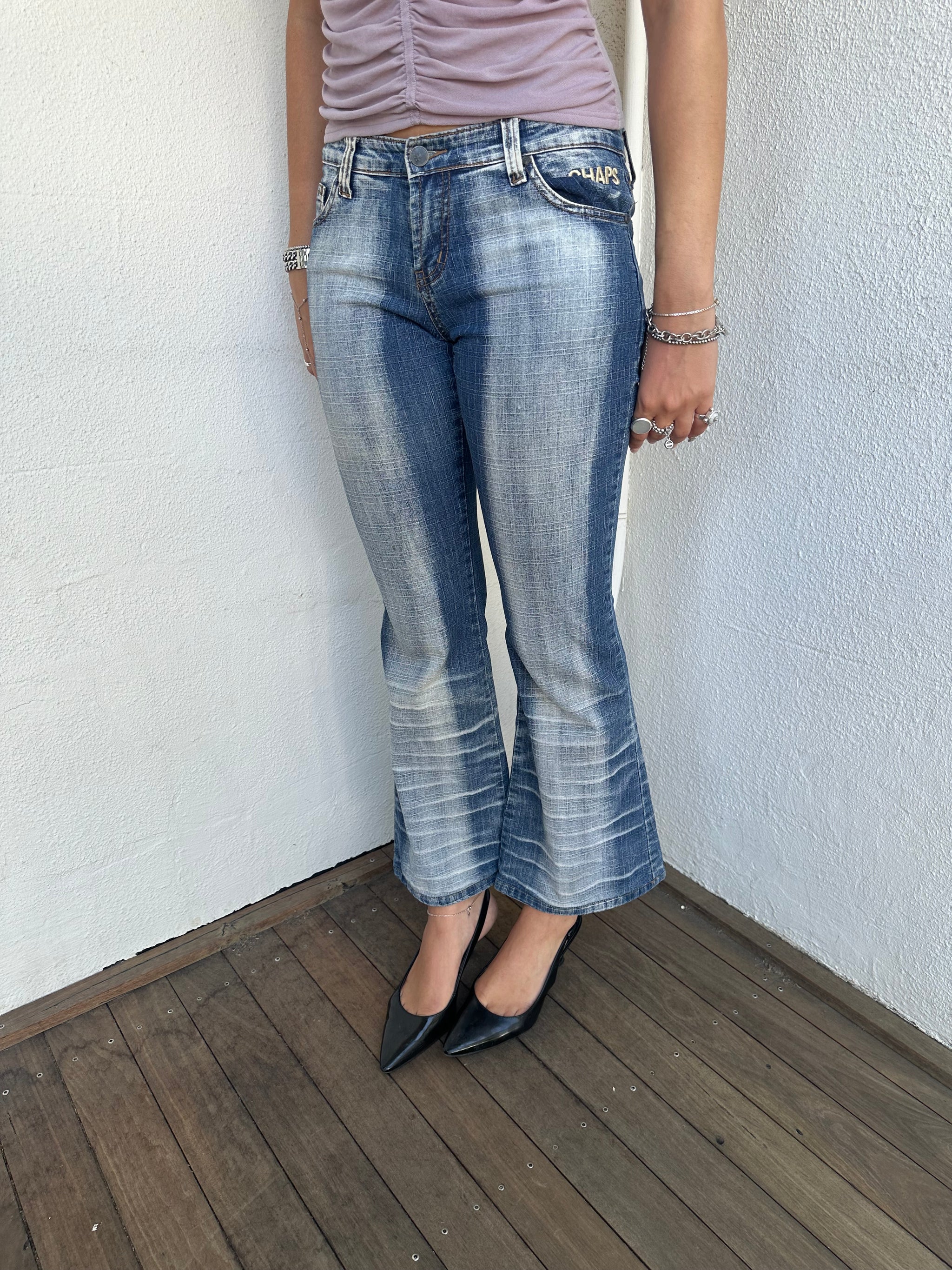2000s Chaps Low-rise Bootcut Jeans - Size S