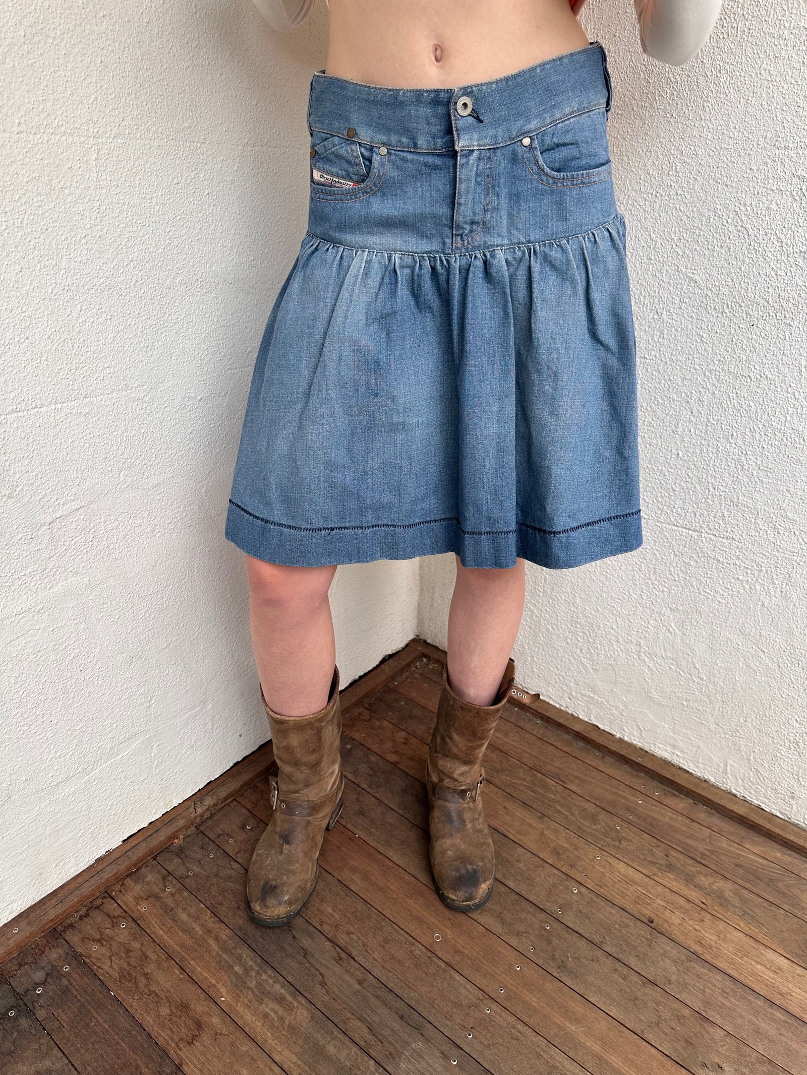 Diesel Denim Midi Skirt