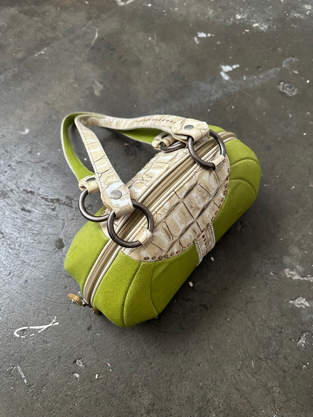 Alaluna Lime Green Shell Bag