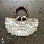 Boho Pearl Beaded Mini Bag